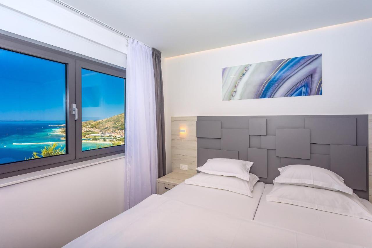 Villa Belvedere With Heated Pool, Billiards, Media Room, Sea Views,10 Pax Omiš Esterno foto